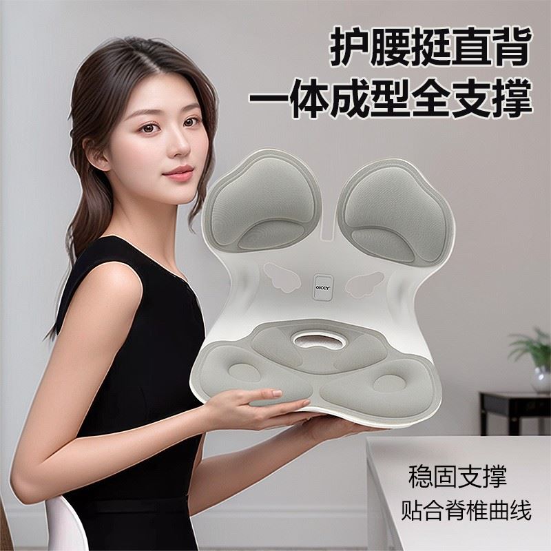 OICCY奥栖人体工学护腰坐垫靠背垫腰靠支撑矫正坐姿座椅久坐神器