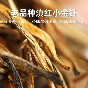 2025年新茶特级云南滇红小金针凤庆老品种古树工夫红茶浓香型散茶