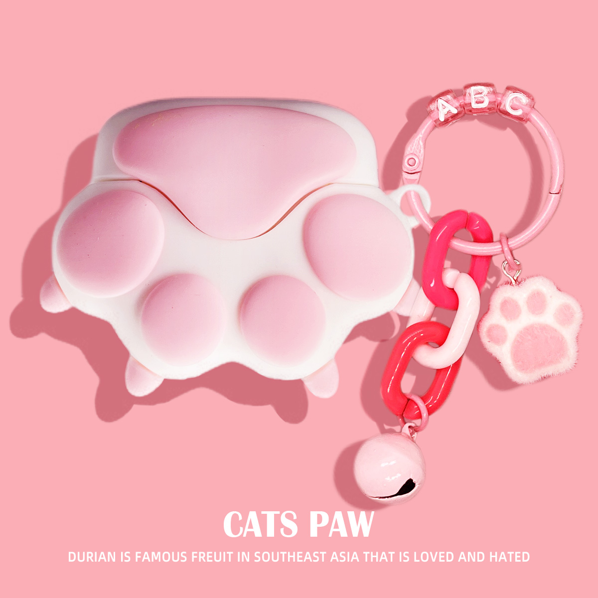 适用oppoencoair4pro保护套OPPO ence free4保护壳enco x3蓝牙耳机套盒air4i可爱猫爪free3硅胶air2pro软壳R4