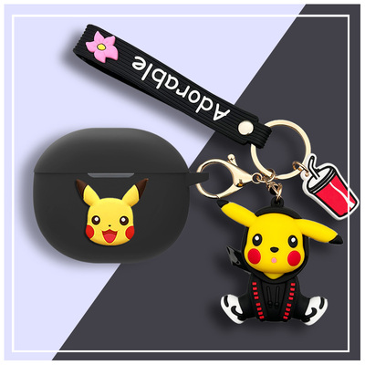 可爱卡通泥炭硅胶软耳机套