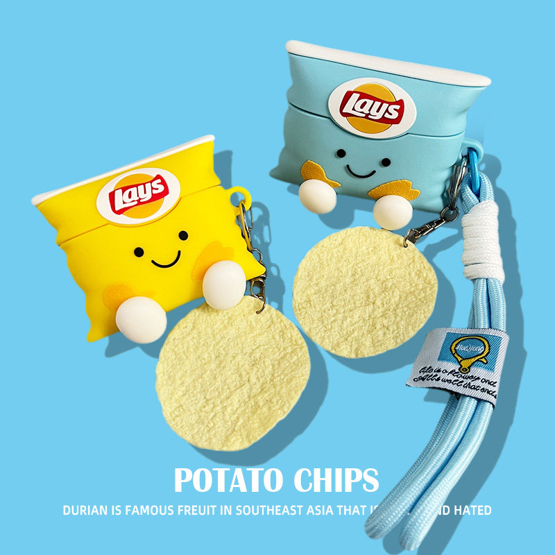 卡通薯片适用小米buds5pro保护套Redmi红米buds6pro保护壳buds6青春版8活力版7s蓝牙耳机套buds8pro软壳硅胶