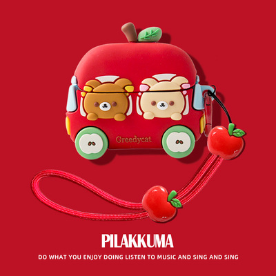 适用iqootws1i无线蓝牙耳机保护套iqootws1e耳机壳硅胶vivo iqoo tws 1i可爱熊保护壳3i充电盒子3e软1e挂绳女