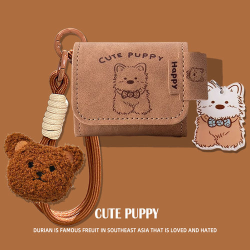 适用于oppo encoclip保护套新款OPPO蓝牙耳机Enco Clip保护壳air4pro连体耳机套free4耳机壳复古皮套X3