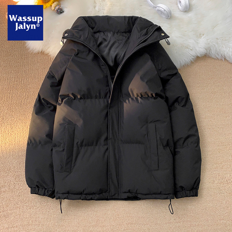 WASSUP JALYN秋冬棉服男女连帽棉衣2025情侣加厚保暖棉袄冬装外套