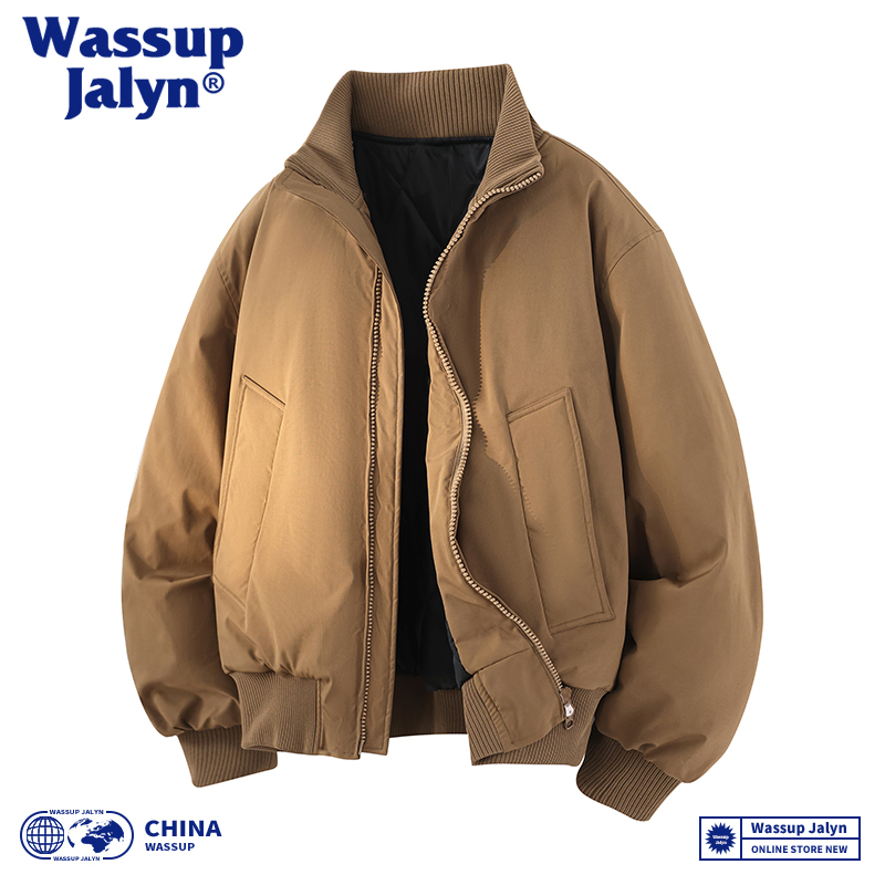 WASSUPJALYN美式bomber飞行夹克