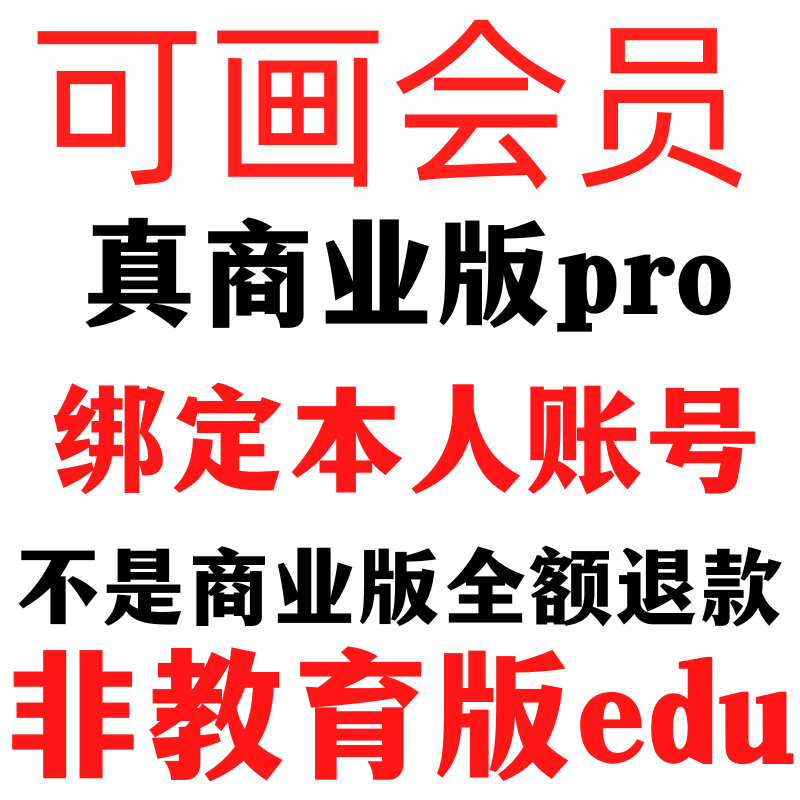 Canva Pro国际版会员vip专业版 解锁海量模板手机电脑可画商用版属于什么档次？