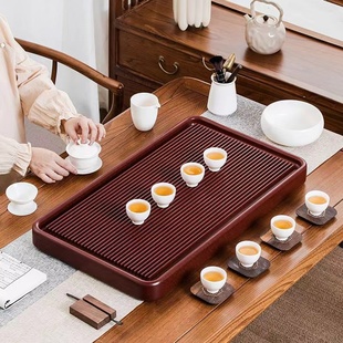 德国家用排水新中式 电木茶盘新款 现代简约办公室高端精致功夫茶具