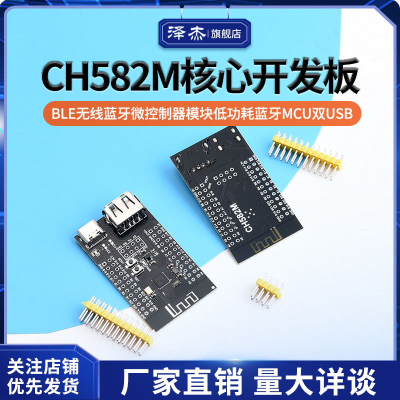 CH582M核心开发板双USB