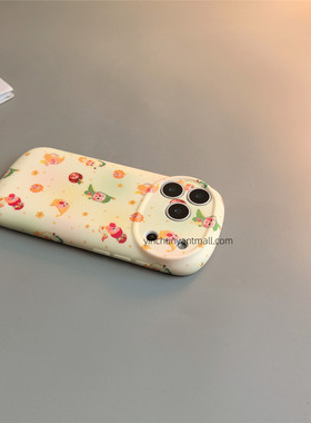 恐龙星星人胶囊适用苹果17手机壳硅胶磨砂16Pro15pro卡通16可爱iPhone15防摔14新款17pro全包16promax男女