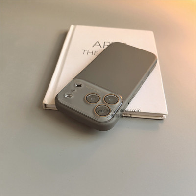 简约高级感防摔纯色手机壳