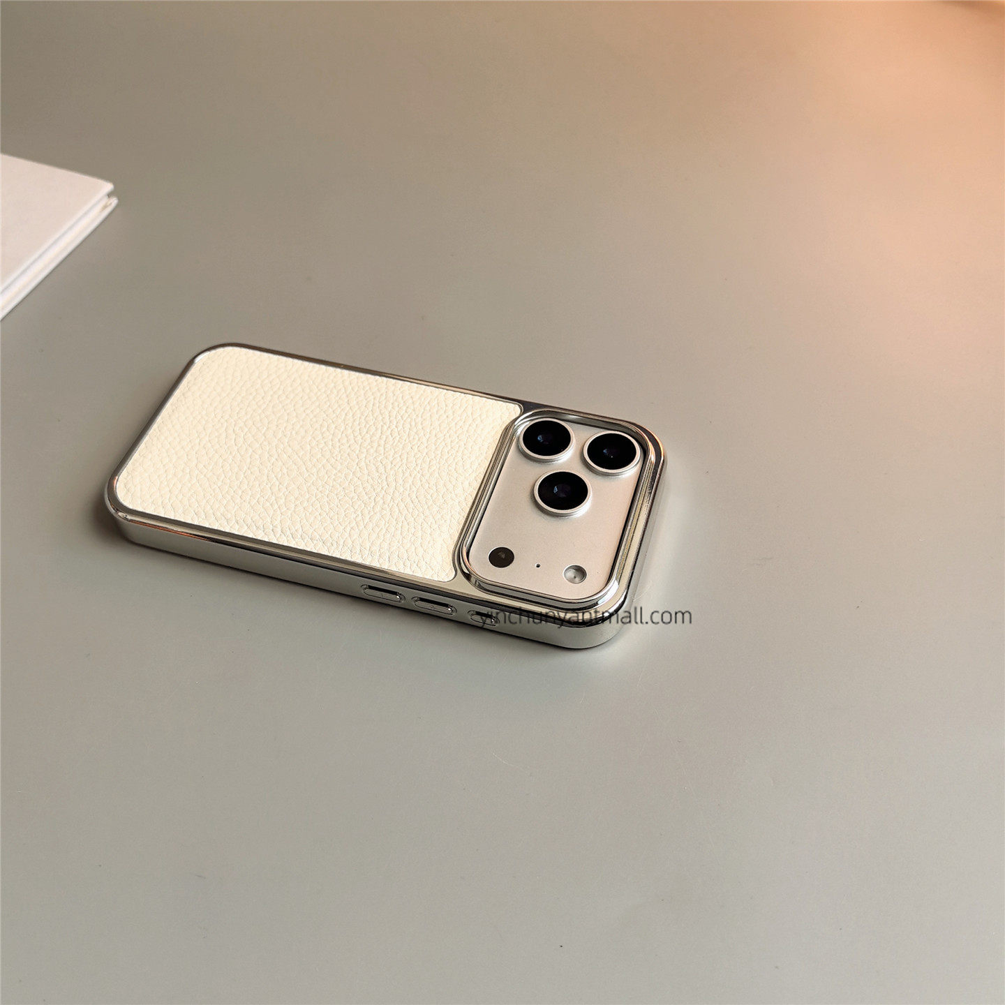 白色电镀荔枝纹适用苹果17手机壳半软17Promax软15pro简约16高级感iPhone15防摔14新款全包16pro男女13超好看,3C数码配件,手机保护套/壳,淘宝优惠券,粉丝福利购,淘宝优惠卷