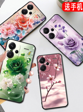 秋昊适用于红米note13pro+手机壳23090ra98c保护套23090RA98C唯美Hmnotel3pro+春天23o90RA98C花卉miuinote13