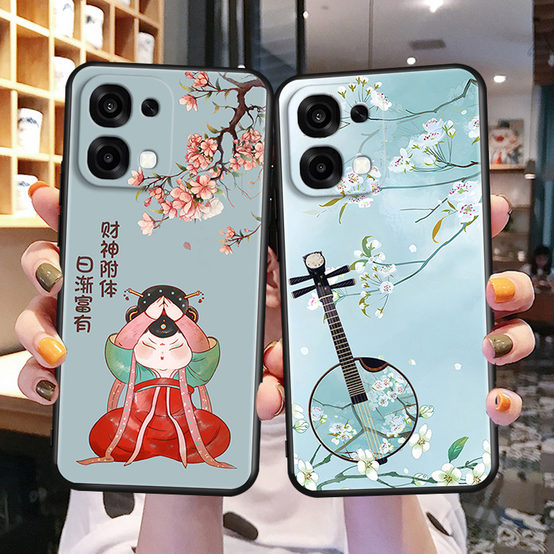 磨砂潮壳 防摔软套 精美彩绘