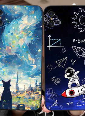 秋昊适用于iphonexs手机壳5.8寸卡通A2100学生iPhinex高级感叉s软萍果Xs保护套A1902新款a2100风景画A1901潮