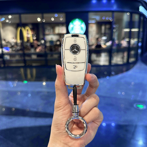 奔驰钥匙套新c级c260l包e级e300l壳a200l车glb/glc/gle350女男扣