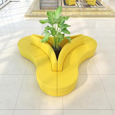 图书馆幼儿园培训机构家长休息等候区早教中心办公室沙发座椅组合