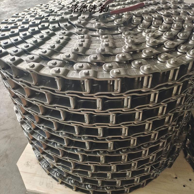 不锈钢链条农机用传动链条667X空心销合链条高精度工业金属输送链