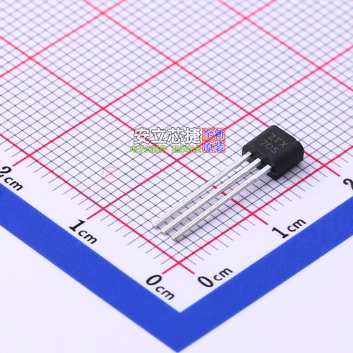 达林顿管 ZTX705 TO-92 DIODES(美台) 电子元器件配单全新原装