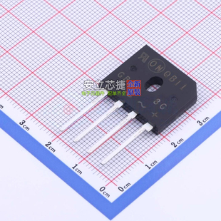 整流桥 GBU8G GBU onsemi(安森美) 电子元器件配单全新原装