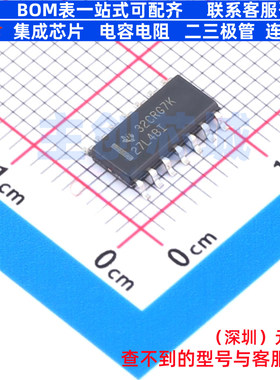精密运放 TLC27L4BIDR SOIC-14 TI/德州 电子元器件配单全新原装