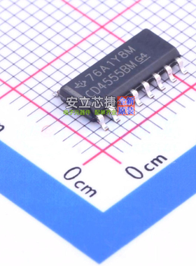 信号开关/编解码器/多路复用器 CD4555BM SOIC-16 TI/德州 元器件