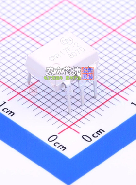 晶体管输出光耦 CNY17F2M DIP-6 onsemi(安森美) 电子元器件配单