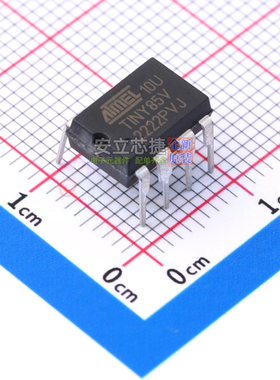 单片机(MCU/MPU/SOC) ATTINY85V-10PU PDIP-8 MICROCHIP(微芯)