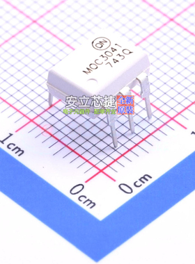 可控硅输出光耦 MOC3041M DIP-6 onsemi(安森美) 电子元器件配单