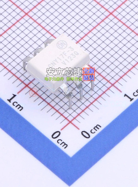 晶体管输出光耦 CNY17F3TVM DIP-6 onsemi(安森美) 电子元件配单