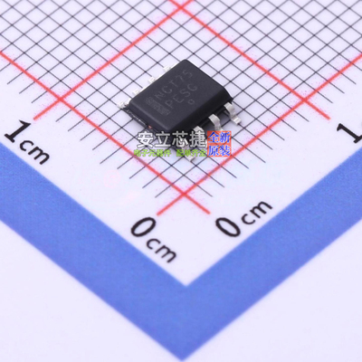 温度传感器 NCT75DR2G SOIC-8 onsemi(安森美) 电子元件全新原装