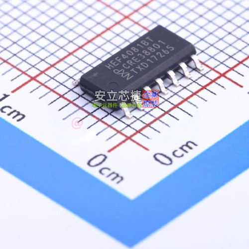 逻辑门 HEF4081BT,653 SOIC-14 Nexperia(安世) 电子元件全新原装