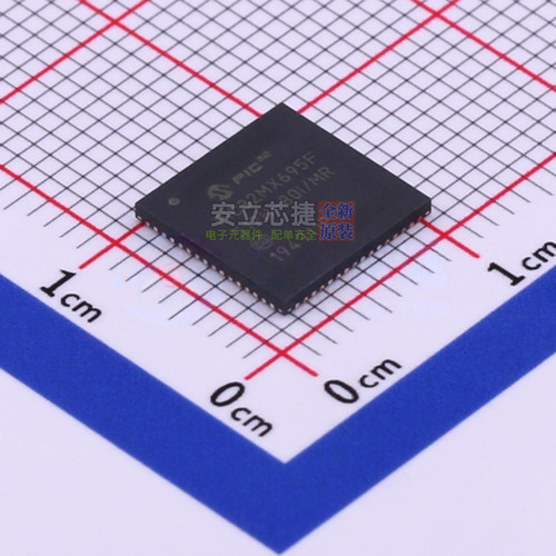 单片机(MCU/MPU/SOC) PIC32MX695F512H-80I/MR QFN-64 MICROCHIP(