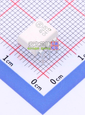晶体管输出光耦 4N38M DIP-6 onsemi(安森美) 电子元器件全新原装