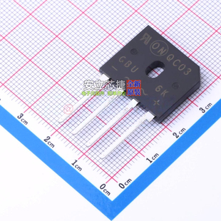 整流桥 GBU6K GBU onsemi(安森美) 电子元器件配单全新原装
