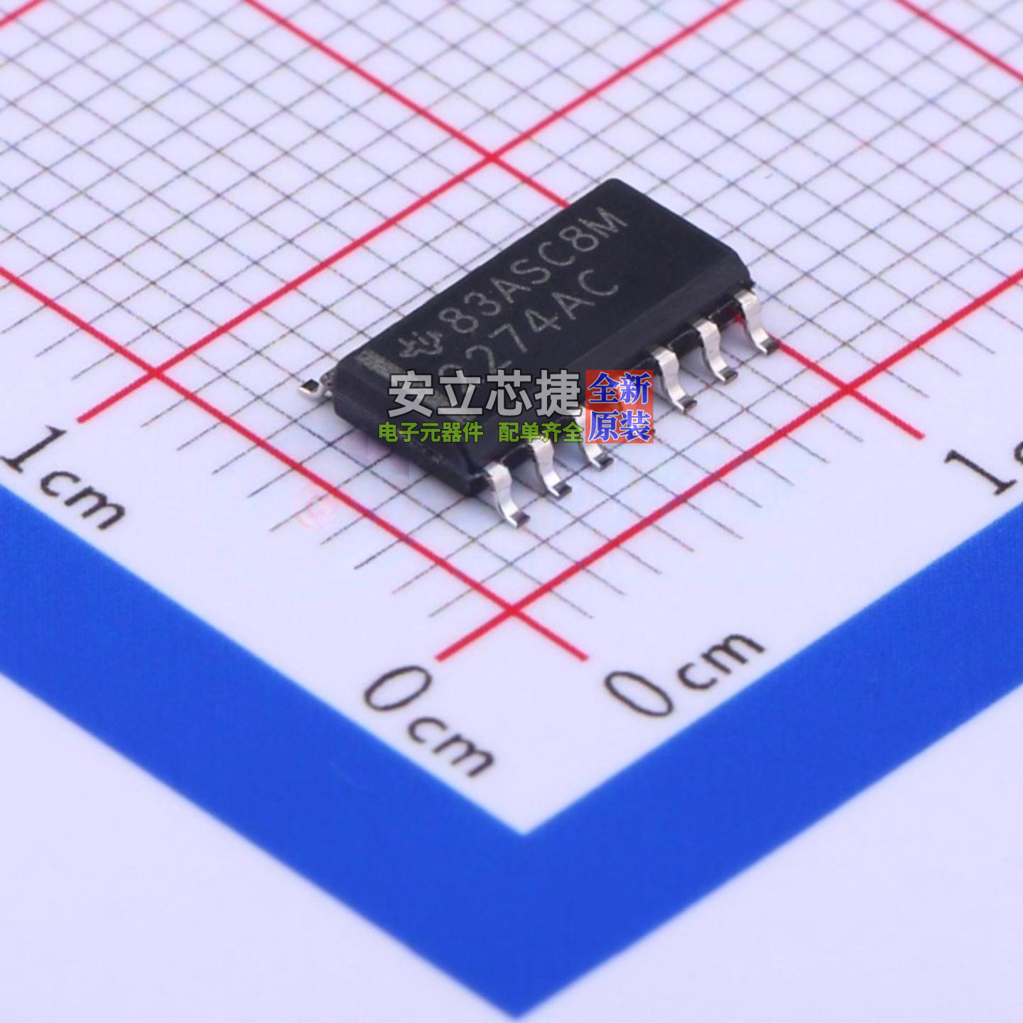 运算放大器 TLC2274ACD SOIC-14 TI/德州 电子元器件配单全新原装 - 实物图