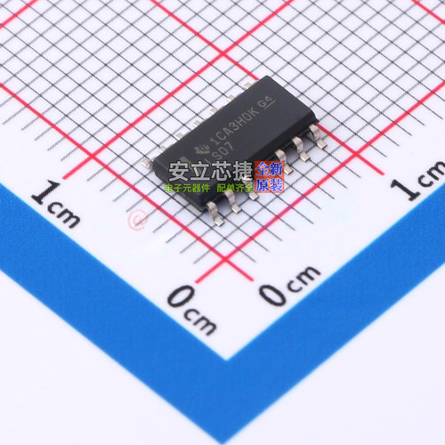 缓冲器/驱动器/收发器 SN74LS07D SOIC-14 TI/德州 电子元件配单
