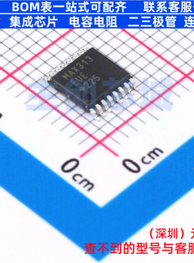 模拟开关/多路复用器 MAX313EUE+T TSSOP-16 MAXIM(美信) 元器件