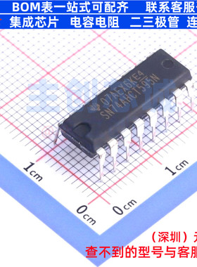 移位寄存器 SN74AHCT595N PDIP-16 TI/德州 电子元件配单全新原装