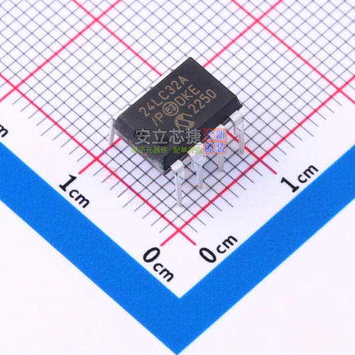 EEPROM 24LC32A/P PDIP-8 MICROCHIP(微芯) 电子元件配单全新原装