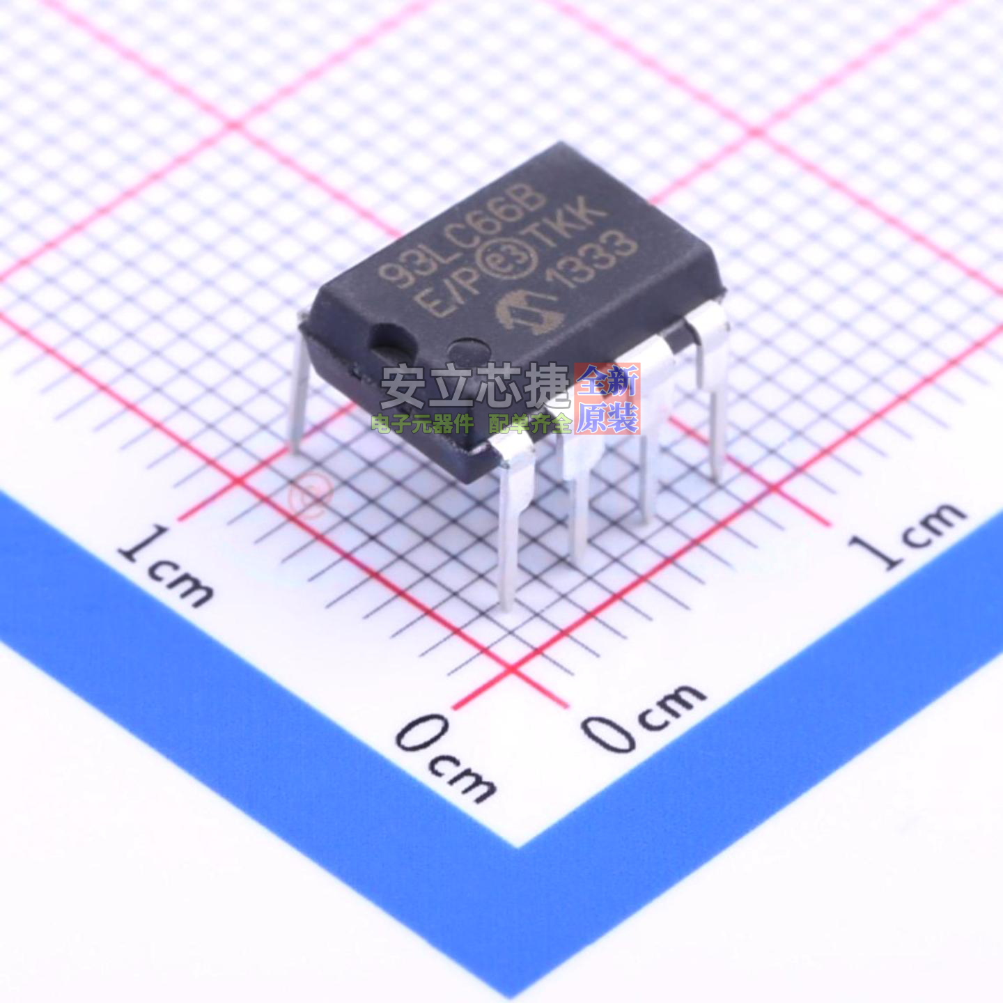 EEPROM 93LC66B-E/P PDIP-8 MICROCHIP(微芯) 电子元器件全新原装