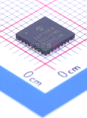单片机(MCU/MPU/SOC) PIC24F16KA302-I/ML QFN-28 MICROCHIP(微芯