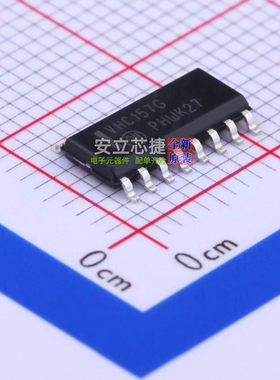 信号开关/编解码器/多路复用器 MC74VHC157DR2G SOIC-16 onsemi(