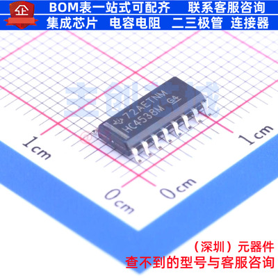 单稳态多谐振荡器 CD74HC4538M SOIC-16 TI/德州 电子元器件配单