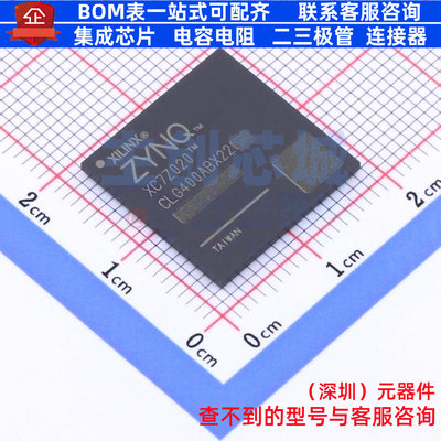单片机(MCU/MPU/SOC) XC7Z020-L1CLG400I CSPBGA-400 XILINX/赛灵