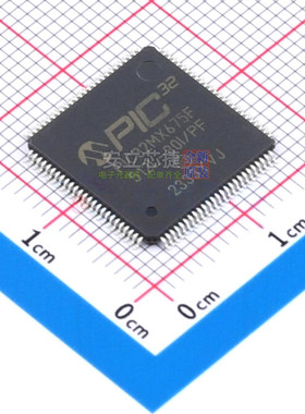单片机(MCU/MPU/SOC) PIC32MX675F512L-80I/PF TQFP-100 MICROCHI