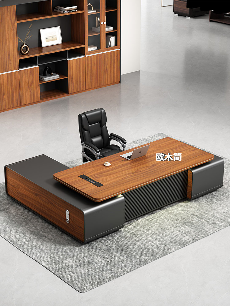 老板桌办公桌简约现代总裁桌领导办公室家具总经理大班台桌椅组合,商业/办公家具,大班台/主管桌,淘宝优惠券,粉丝福利购,淘宝优惠卷