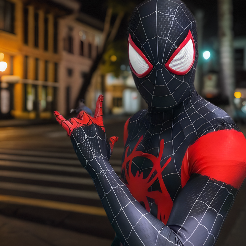 蜘蛛侠迈尔斯紧身衣cos服