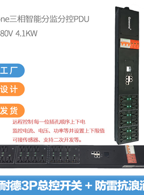 63A 4.1KW插排三相C19插座带远程控制