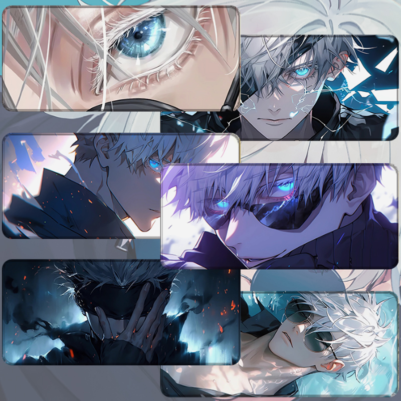 五条悟鼠标垫周边超大咒术回战动漫二次元电脑游戏男女生办公桌垫