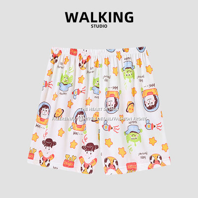 阿罗裤男内裤纯棉居家短睡裤